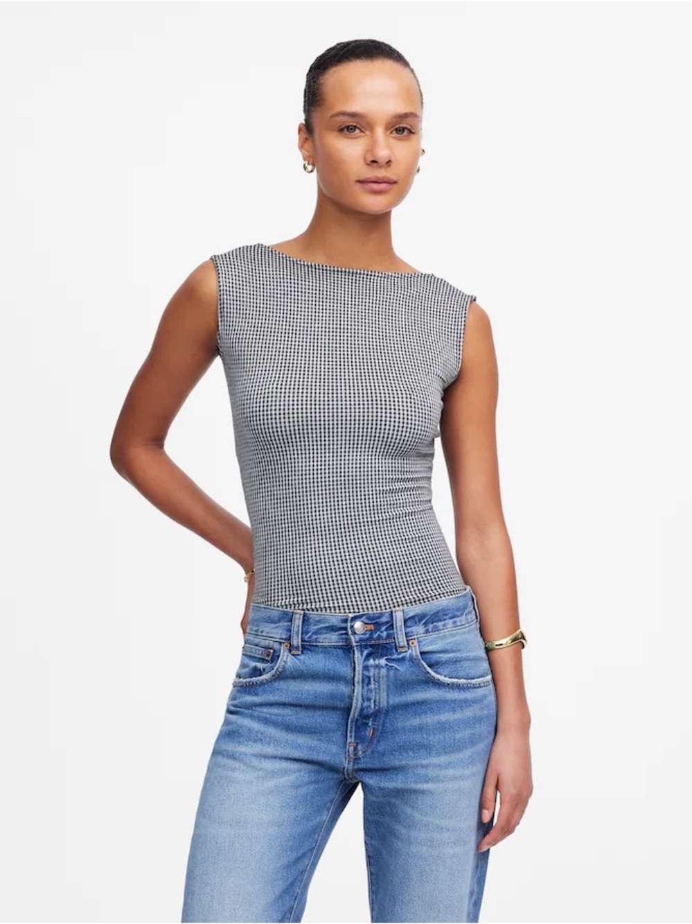 Madewell Low Back Cap Sleeve Tee